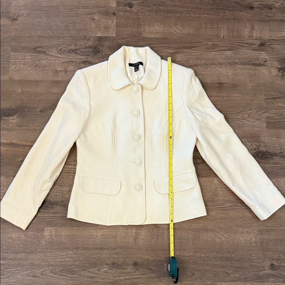 Louben - Women's Wool Cashmere Blend Blazer Jacket Size 6